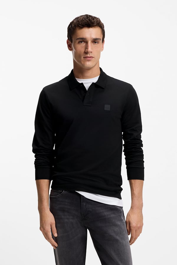 ΜΠΛΟΥΖΑ POLO BOSS - 001 ΜΑΥΡΟ